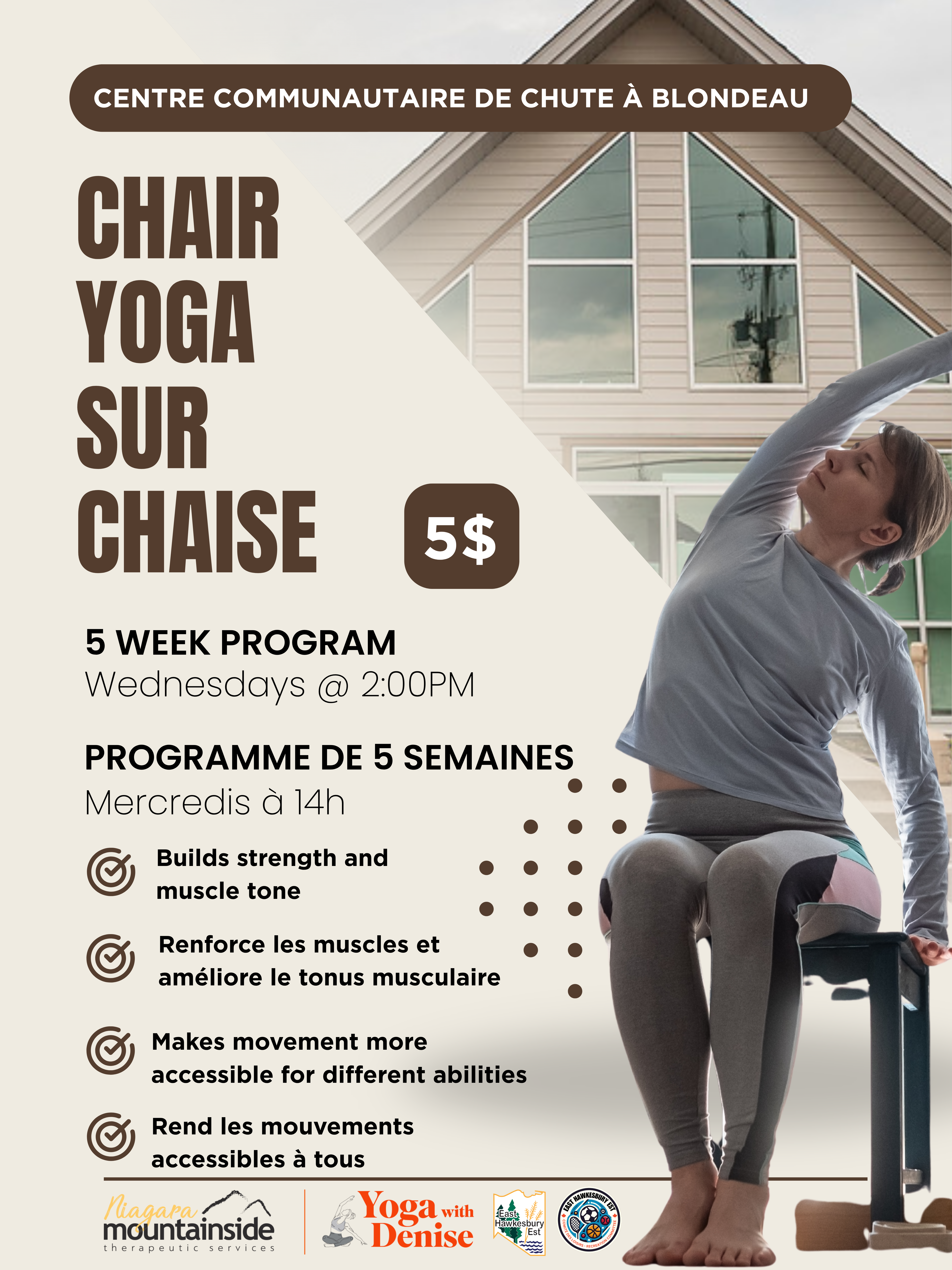 Yoga sur chaise
